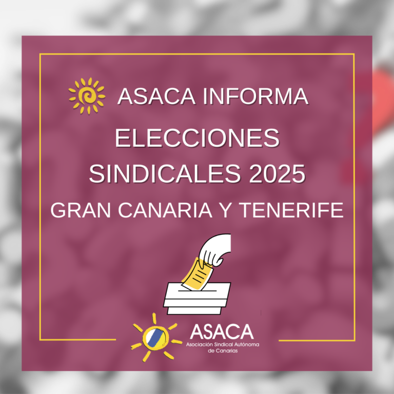ELECCIONES SINDICALES 2025 GRAN CANARIA Y TENERIFE – ASOCIACIÓN ...