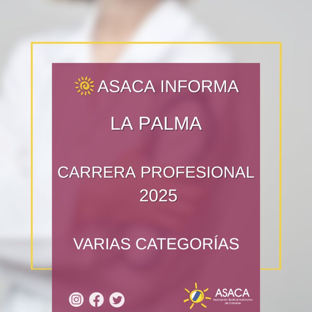 LA PALMA CARRERA PROFESIONAL 2025 ORDINARIO PROVISIONAL DEL PERSONAL DE GESTIÓN Y SERVICIOS
